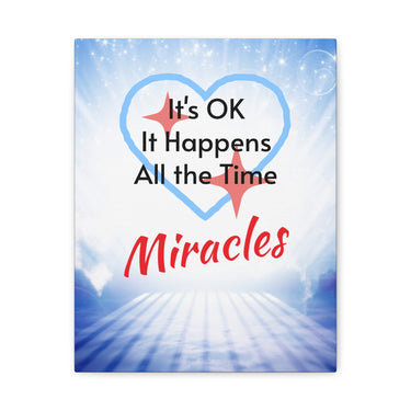 Canvas Wall Art, Miracles Happen